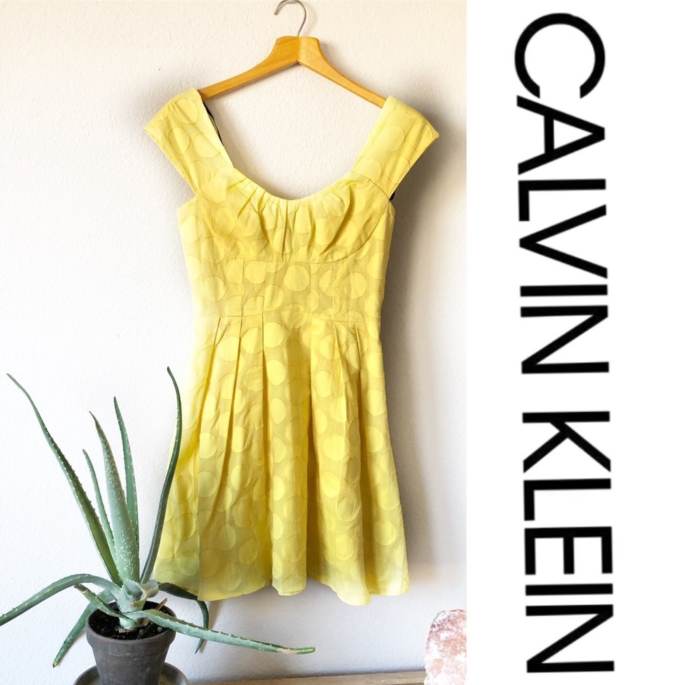 Calvin Klein Yellow Sundress
